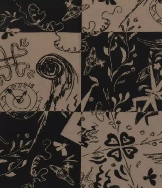 チェッカー柄ストール